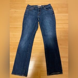 Levi's 505 Straight Dark Blue Women's Jeans | 28